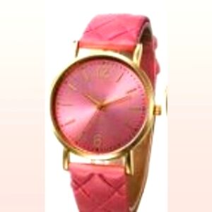 NWT Premium analogue quartz movement alloy/vegan leather watch